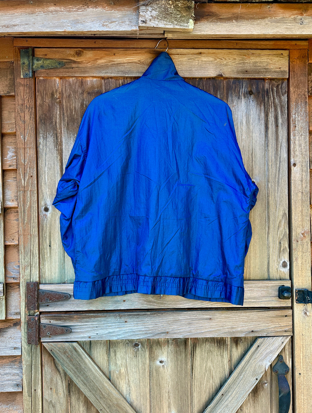 Laydown Collar 80's Windbreaker | Women's S
