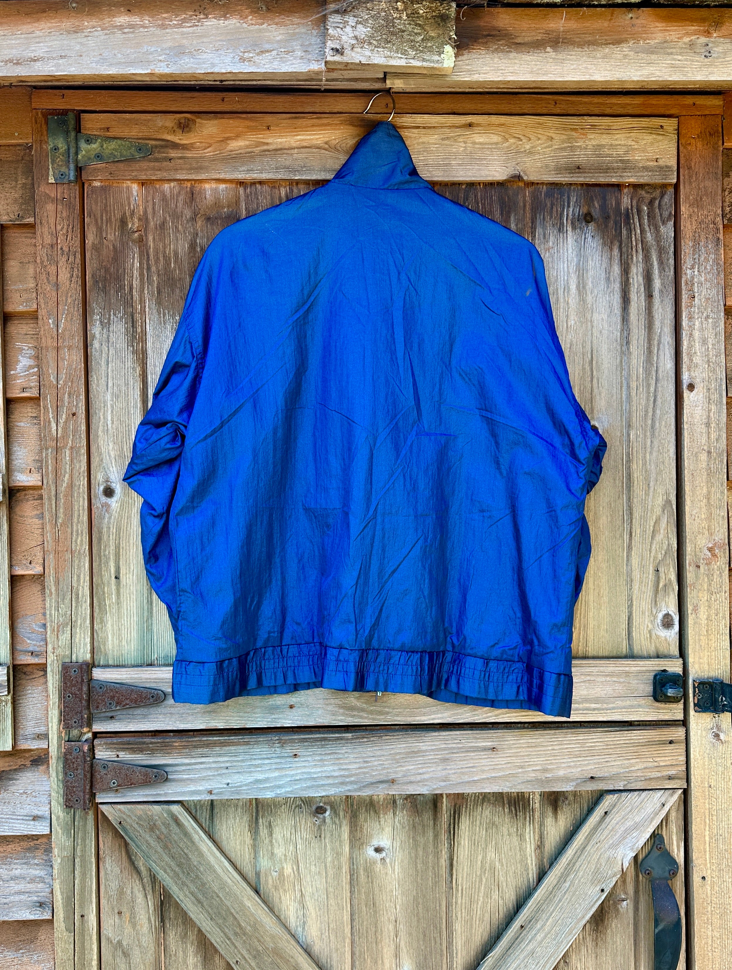 Laydown Collar 80's Windbreaker | Women's S