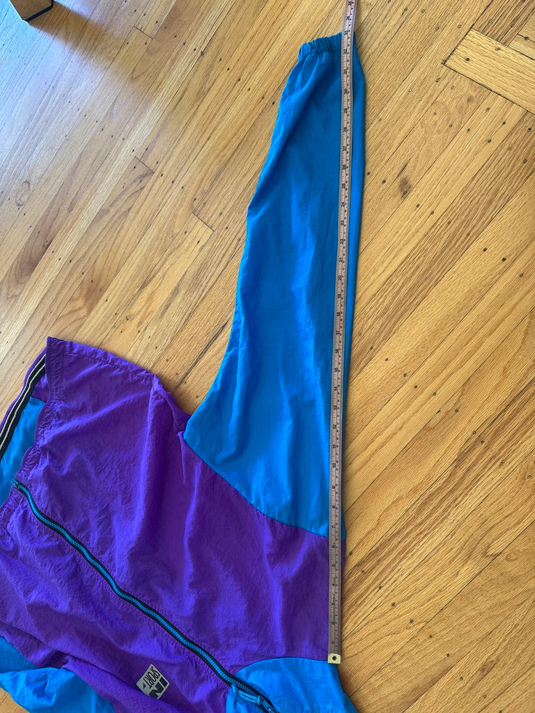 Color Blocked 80's Cycling Jacket | Men's L