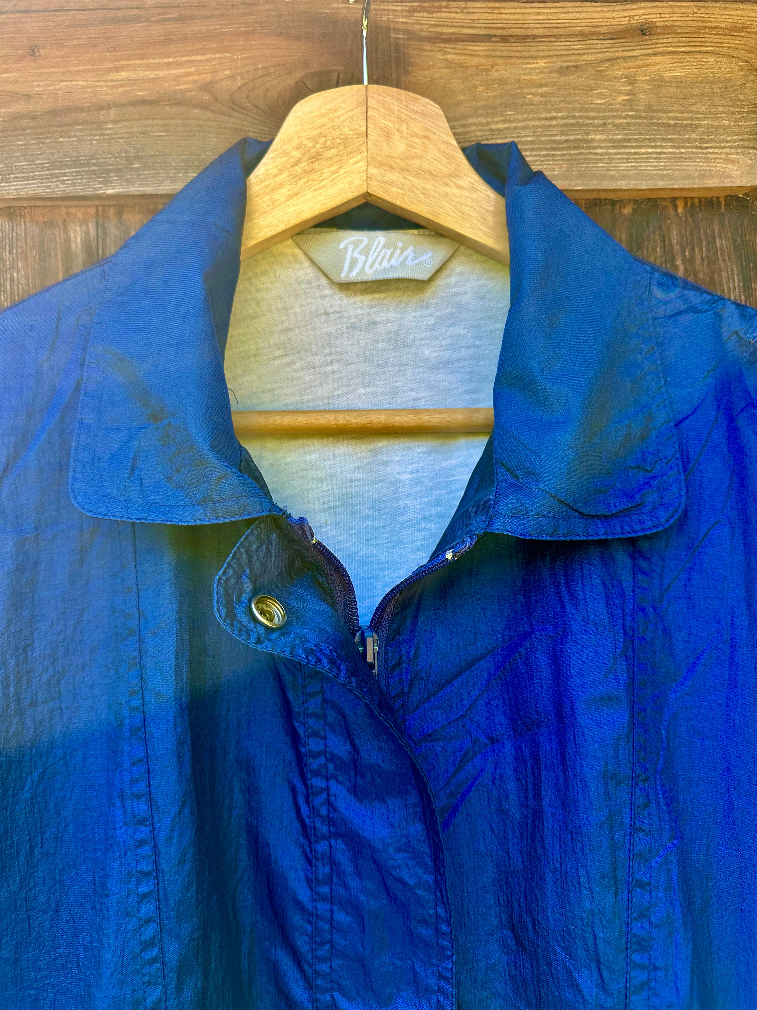 Laydown Collar 80's Windbreaker | Women's S