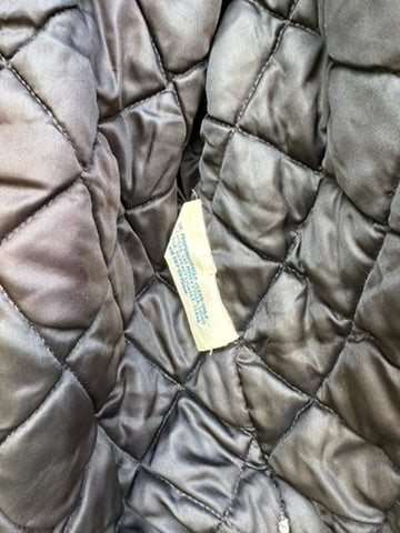 Evergreen/Gold Leather Sleeve Letterman Jacket | Men's M