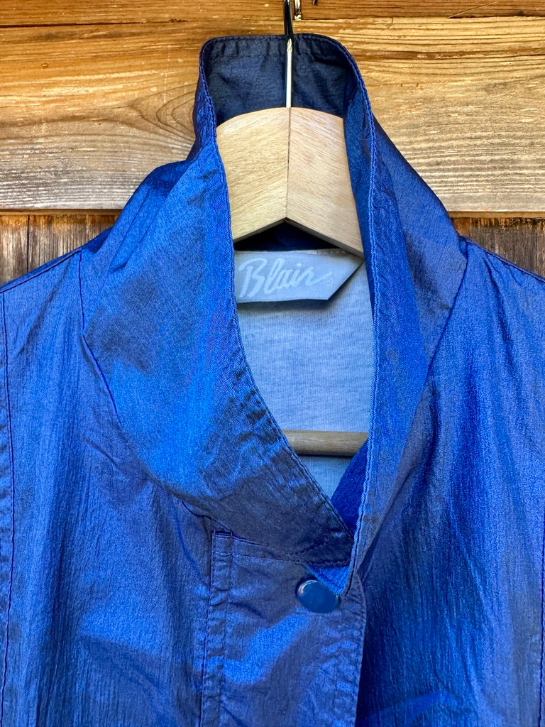 Laydown Collar 80's Windbreaker | Women's S