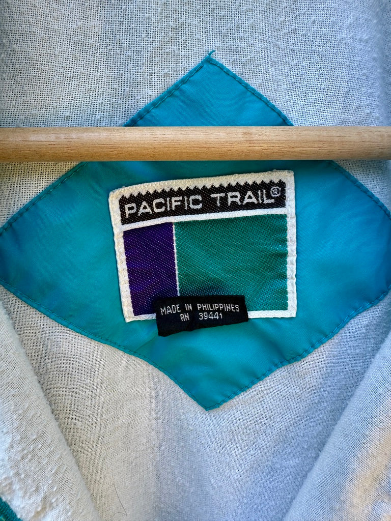 Stand Collar 80's Windbreaker | Women's L, Men's S