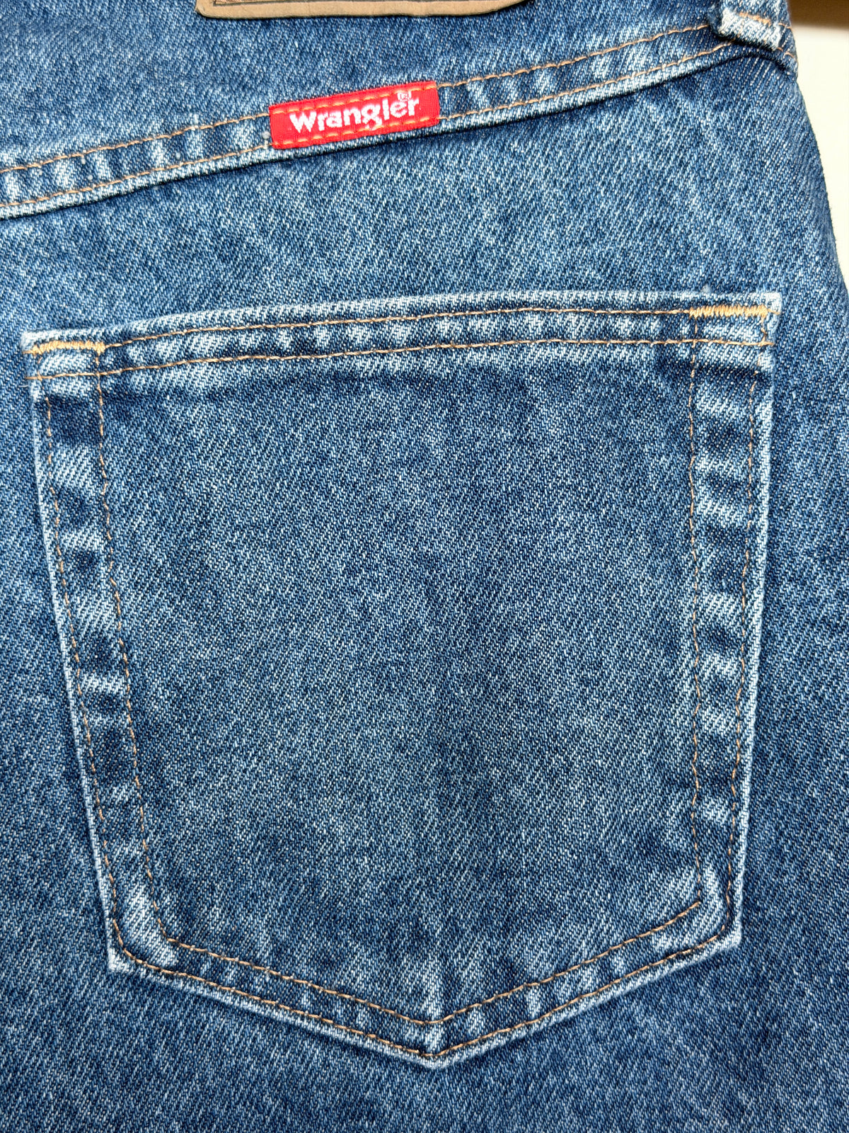 Vintage Wrangler 965 Regular Fit Jeans 29x30 | Dark Blue Denim High Rise