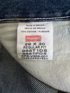 Vintage Wrangler 965 Regular Fit Jeans 29x30 | Dark Blue Denim High Rise